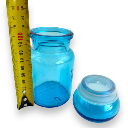 Blue Glass Apothecary Jar – Made in Belgium