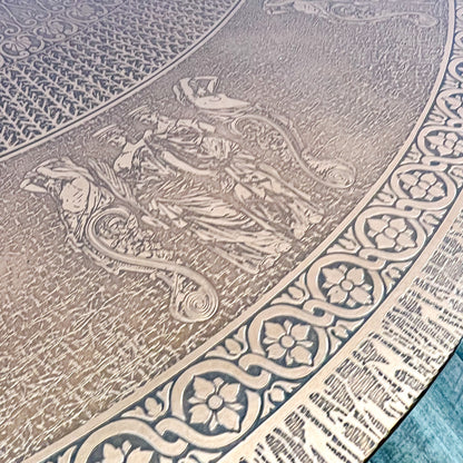 Copper Round Coffee Table