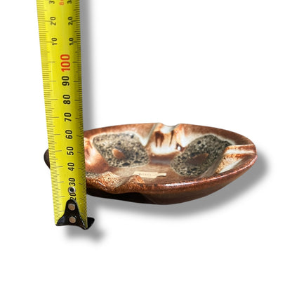 West German Scheurich Lava Glaze Ashtray – 402/14