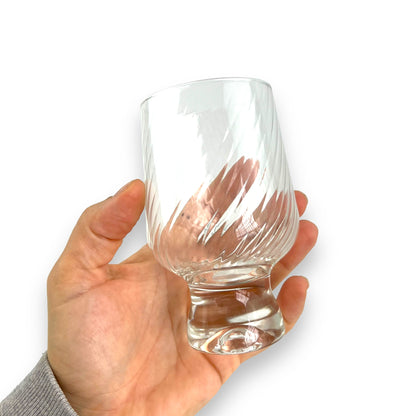 Crown Corning “Regis” Swirl 11.5cm tall Glass Set of 6