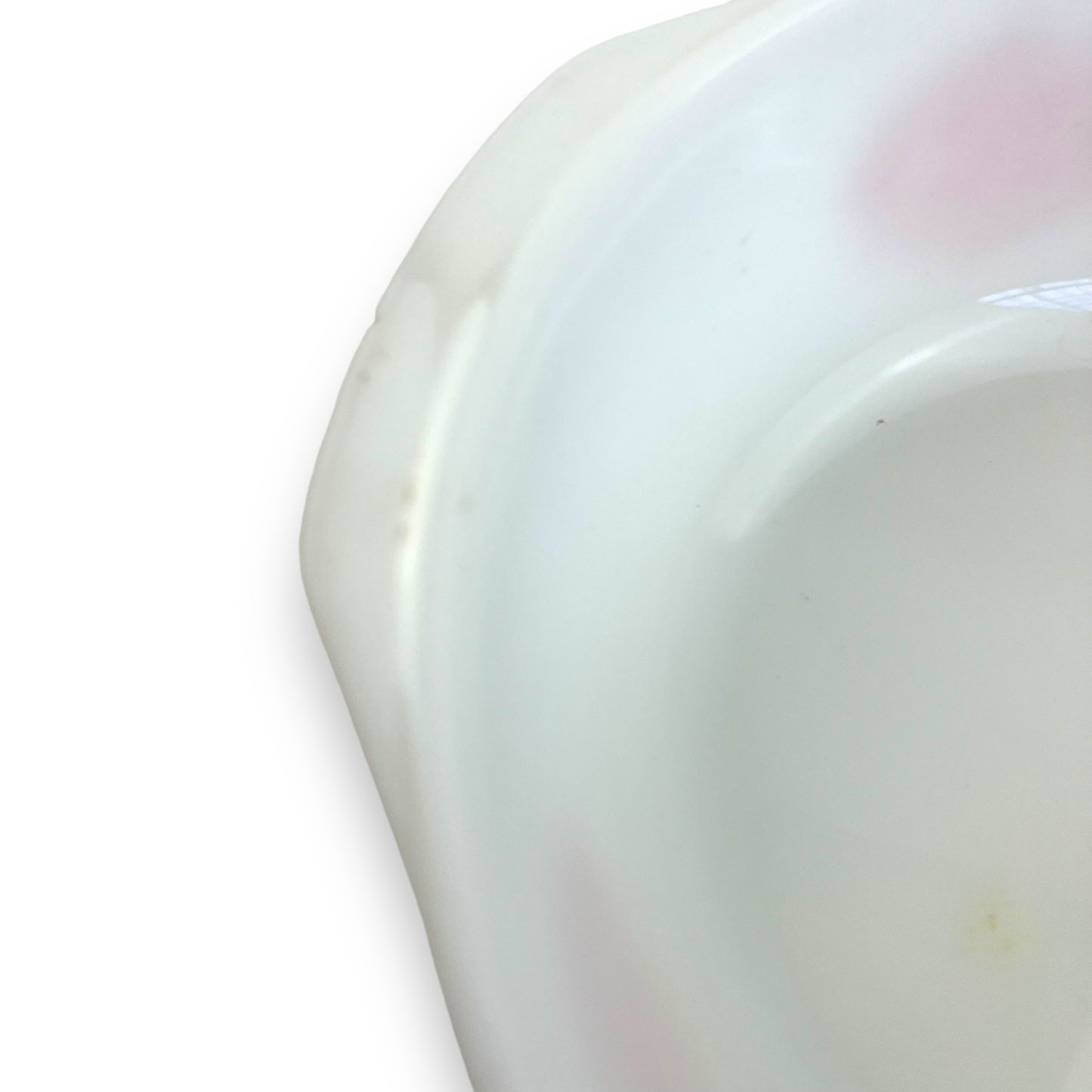 Pyrex-Style Bowl with Orange Pattern