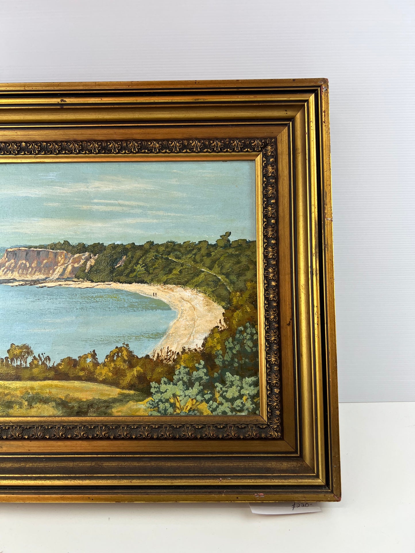 Half Moon Bay, Black Rock Original Coastal Painting- E. Jackson