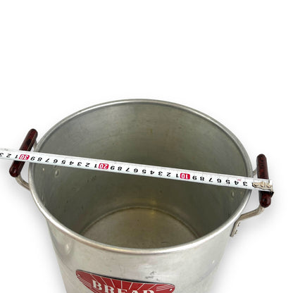 Large Metal Bread Bin with Lid and Handles