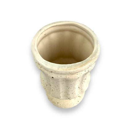 Paisley Pottery Cream gold speckled vase