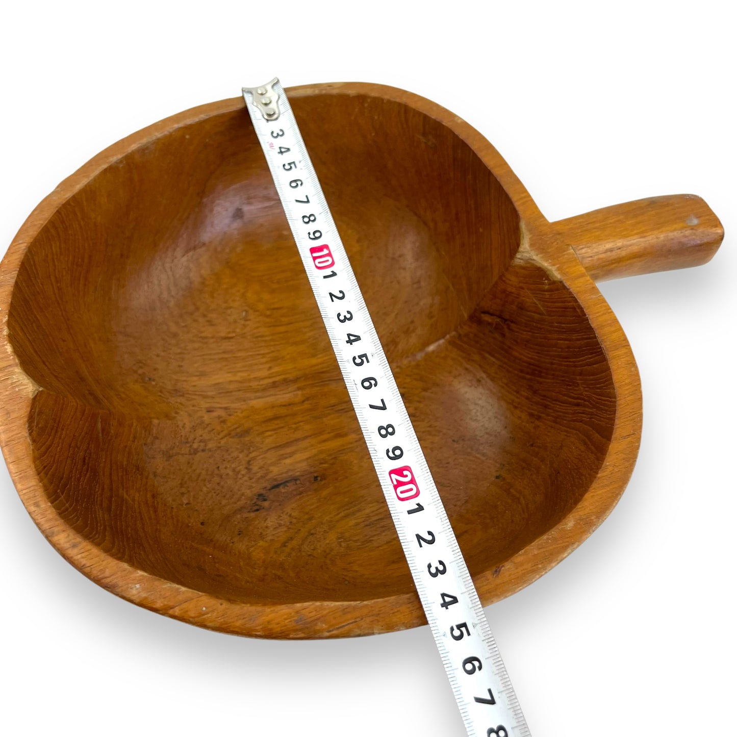 Wooden Apple Shape Bowl