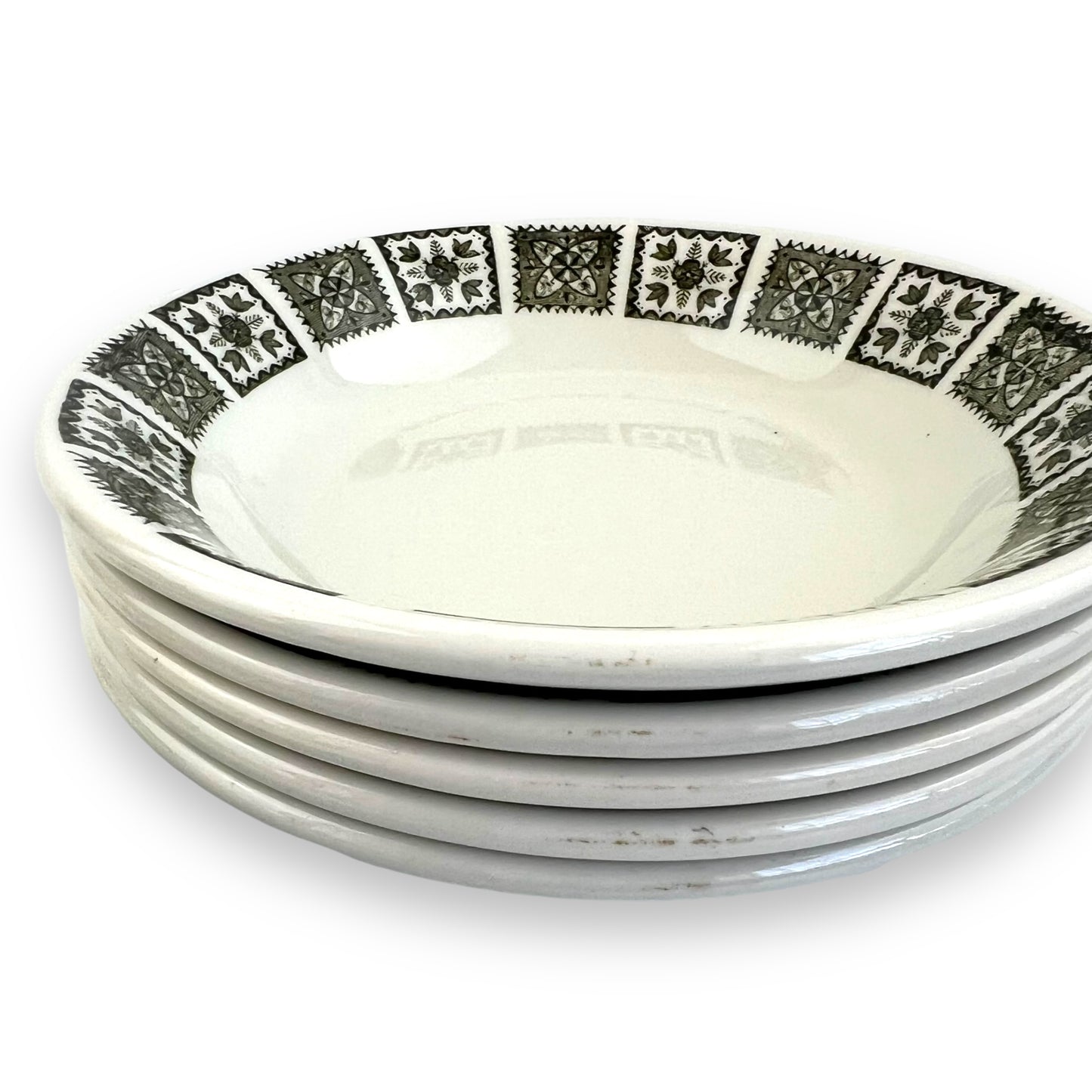 Maddock Marlow Green Patterned Bowl Set of 6