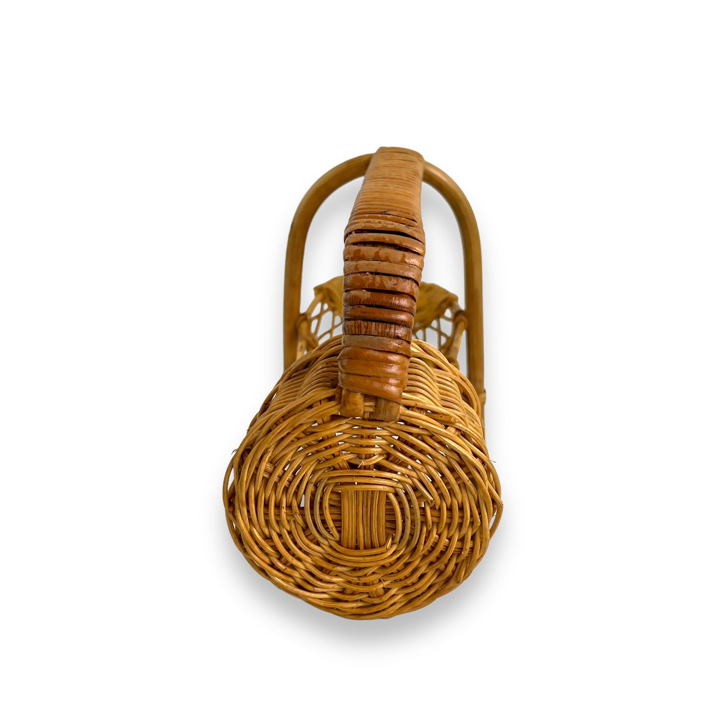 Wicker bottle holder