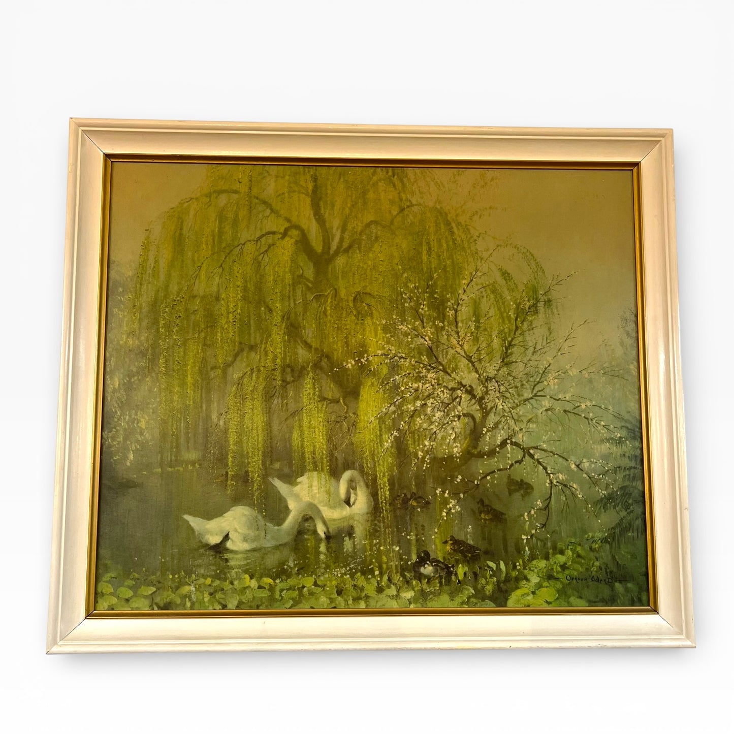 Vernon Ward – Lakeside in Spring (Framed Print)