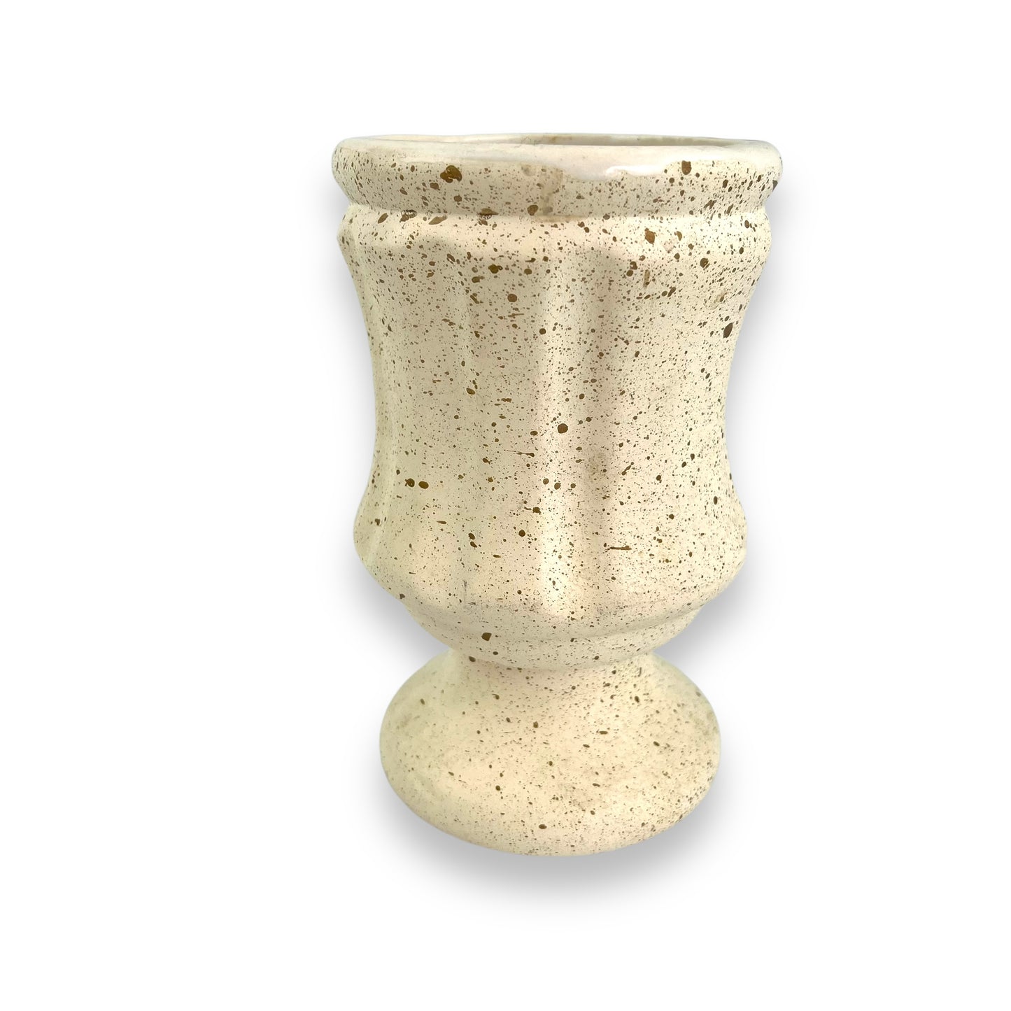 Paisley Pottery Cream gold speckled vase