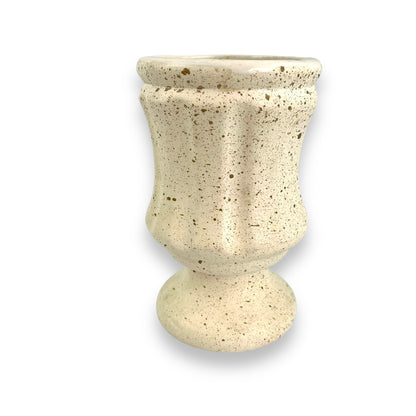 Paisley Pottery Cream gold speckled vase