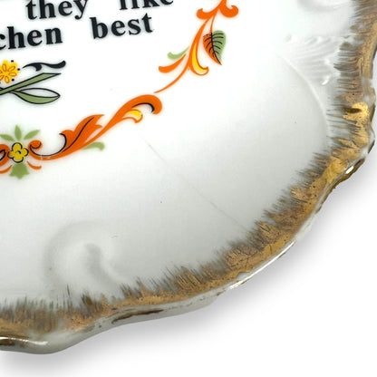 Kitchen is Best Decorative Hanging Plate - Made in Japan