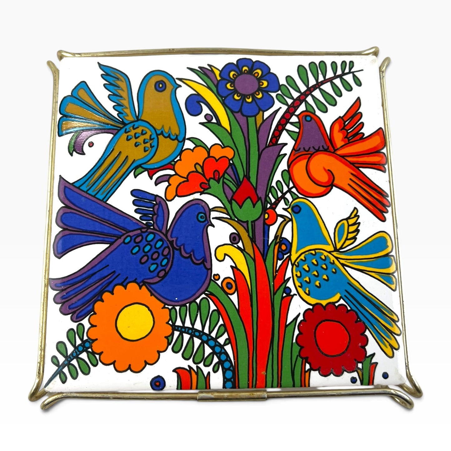 Villeroy & Boch Colourful Birds & Flowers Ceramic Trivet