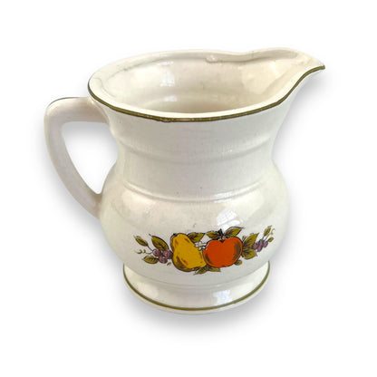 Creamer jug with fruit art