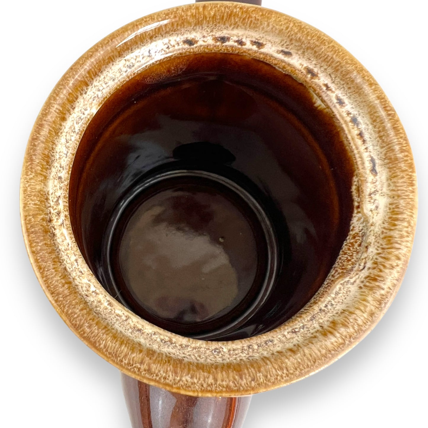 Ceramic Teapot with Brown Gradient Glaze