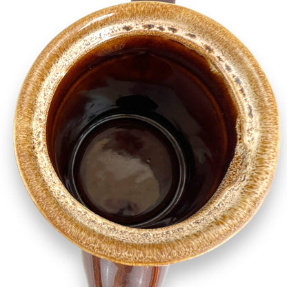 Ceramic Teapot with Brown Gradient Glaze