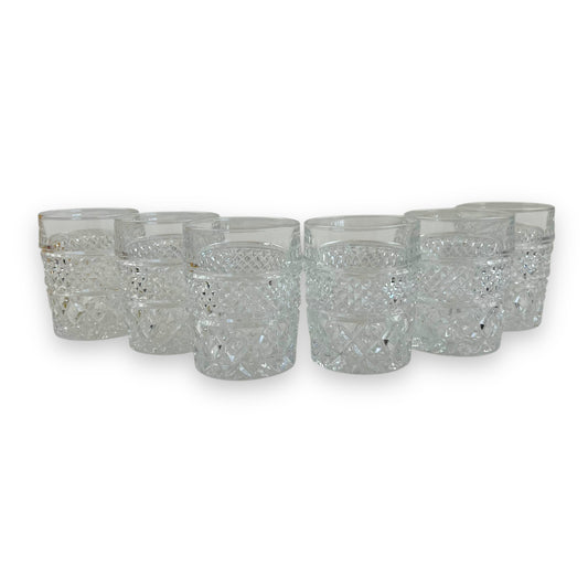 Crystal Whiskey Glass Set of 6