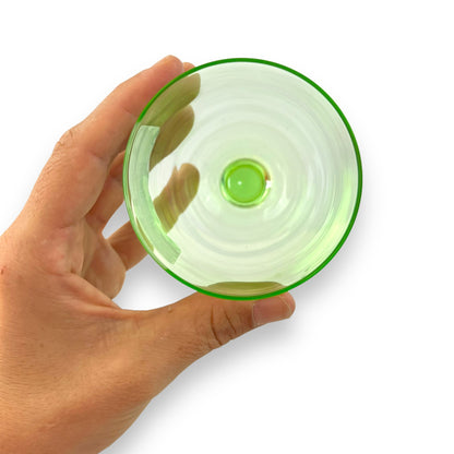 Green Wine Glass Set of 6
