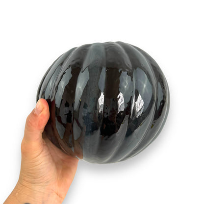 Black Ceramic Sphere shape Vase