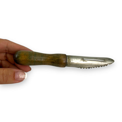 Wood Handle Apple Corer Tool