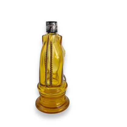 Avon Horse Head Afterhsave Amber Glass Bottle