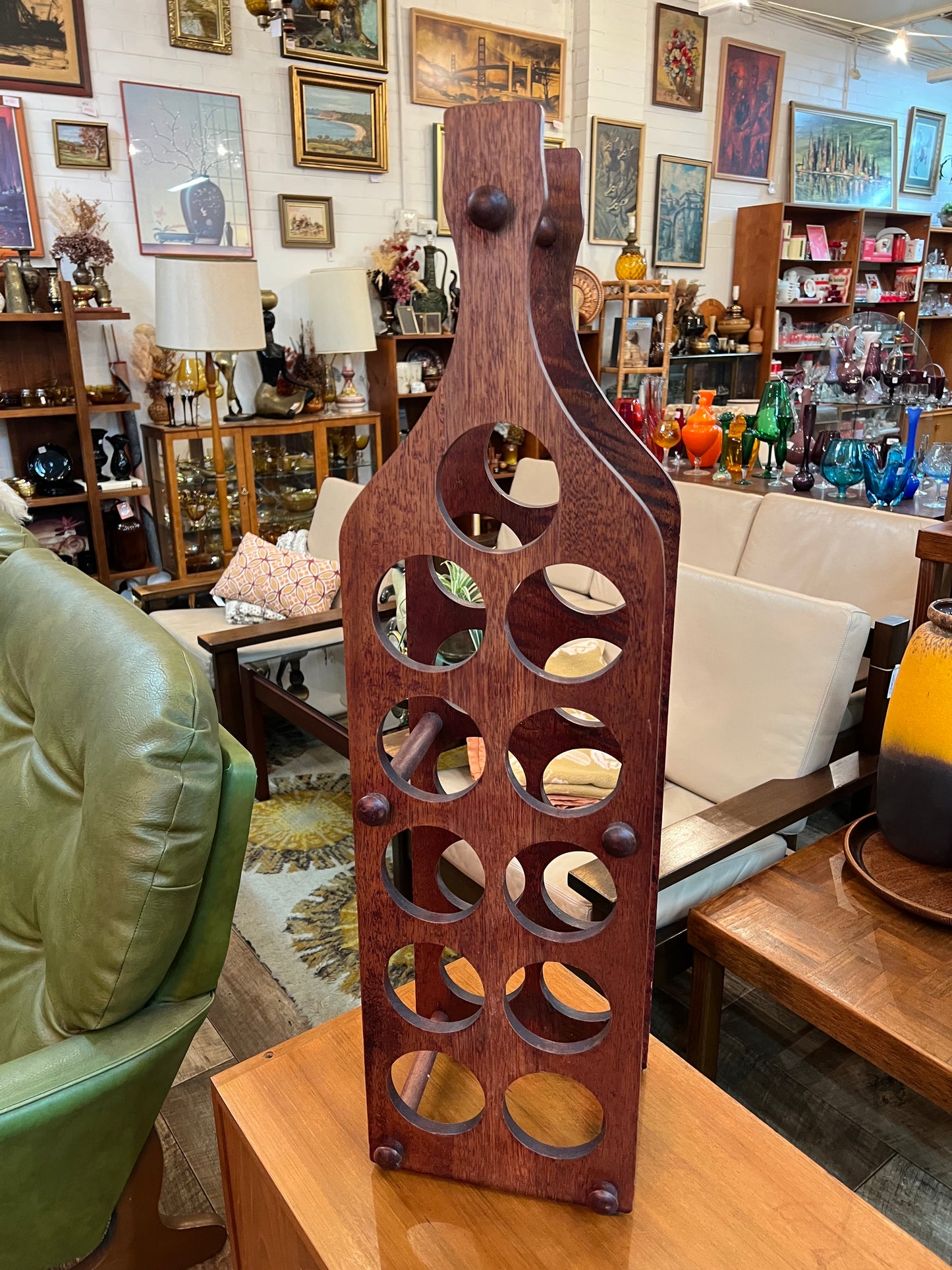 11 bottle wine rack