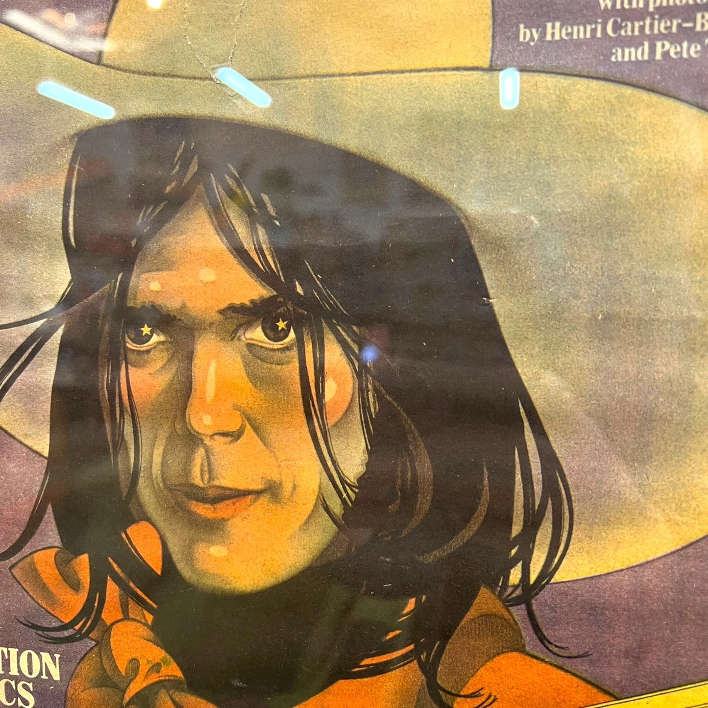 Framed 1975 Rolling Stone Magazine Cover — Neil Young Issue No. 193