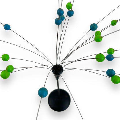Atomic Starburst Sculpture – Mid-Century Modern Kinetic Art, Retro Space Age