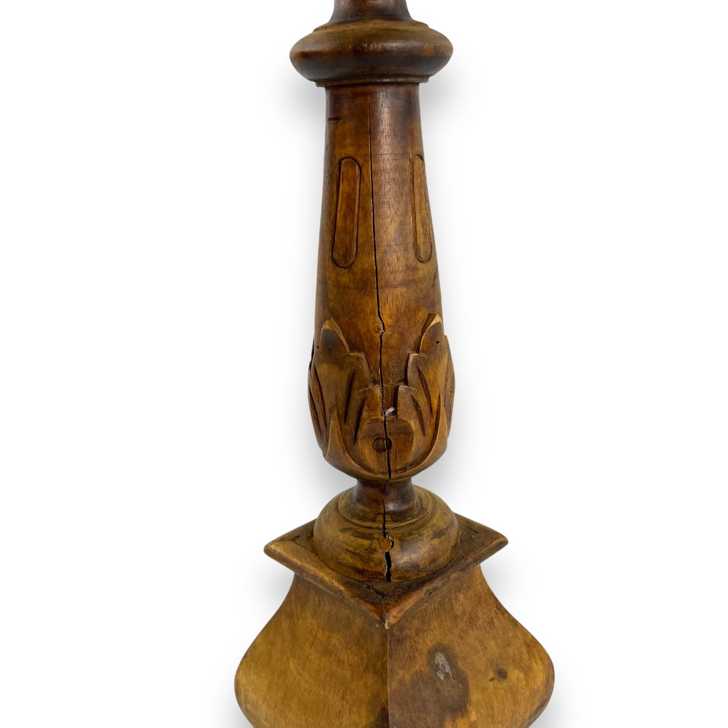 Wooden Candlestick Holder