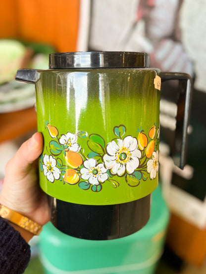Insulated Thermos 
Green flower jug
