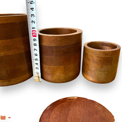 Wooden Canister Set (Set of 4)