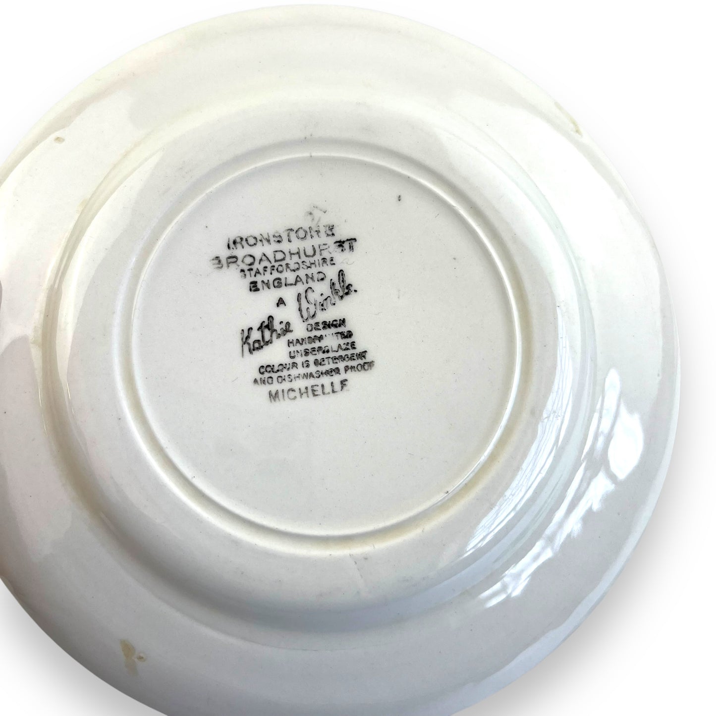 Vintage Kathie Winkle Broadhurst “Michelle” Side plate set of 4