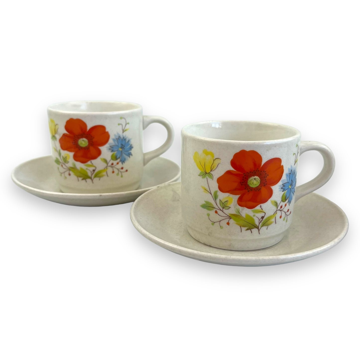 Set of 4 Johnson Australia Cups and Saucers