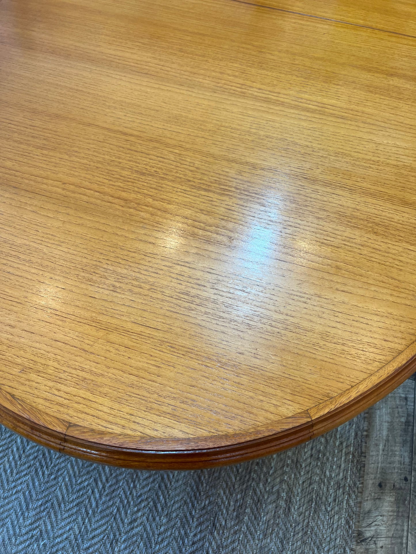 Burgess Australian-Made Teak Oval Extension Dining Table