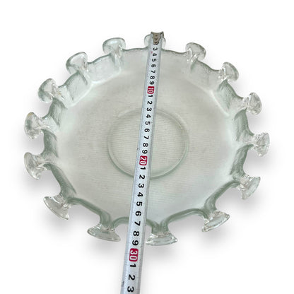 HUMPPILA Finland ‘Splash’ Glass Centrepiece – c.1970s