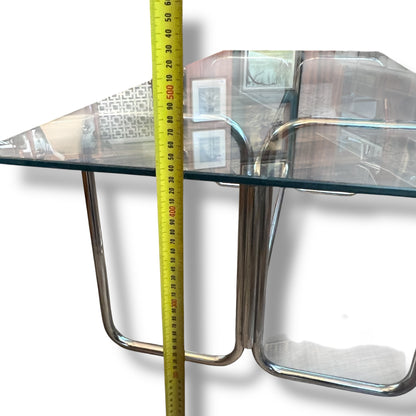 Chrome & Glass Coffee Table