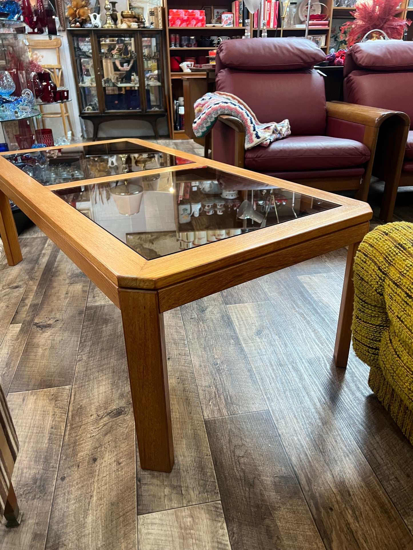Parker Coffee Table | Solid Timber & Glass Top