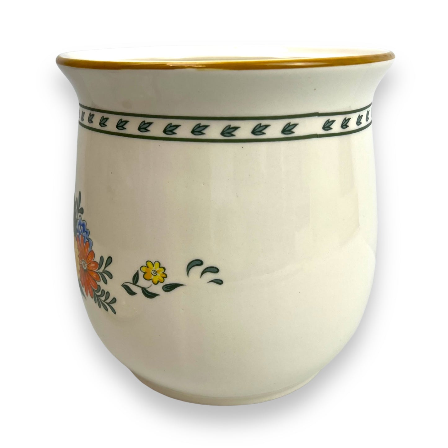 Vintage M. Kamenstein Floral Large Canister