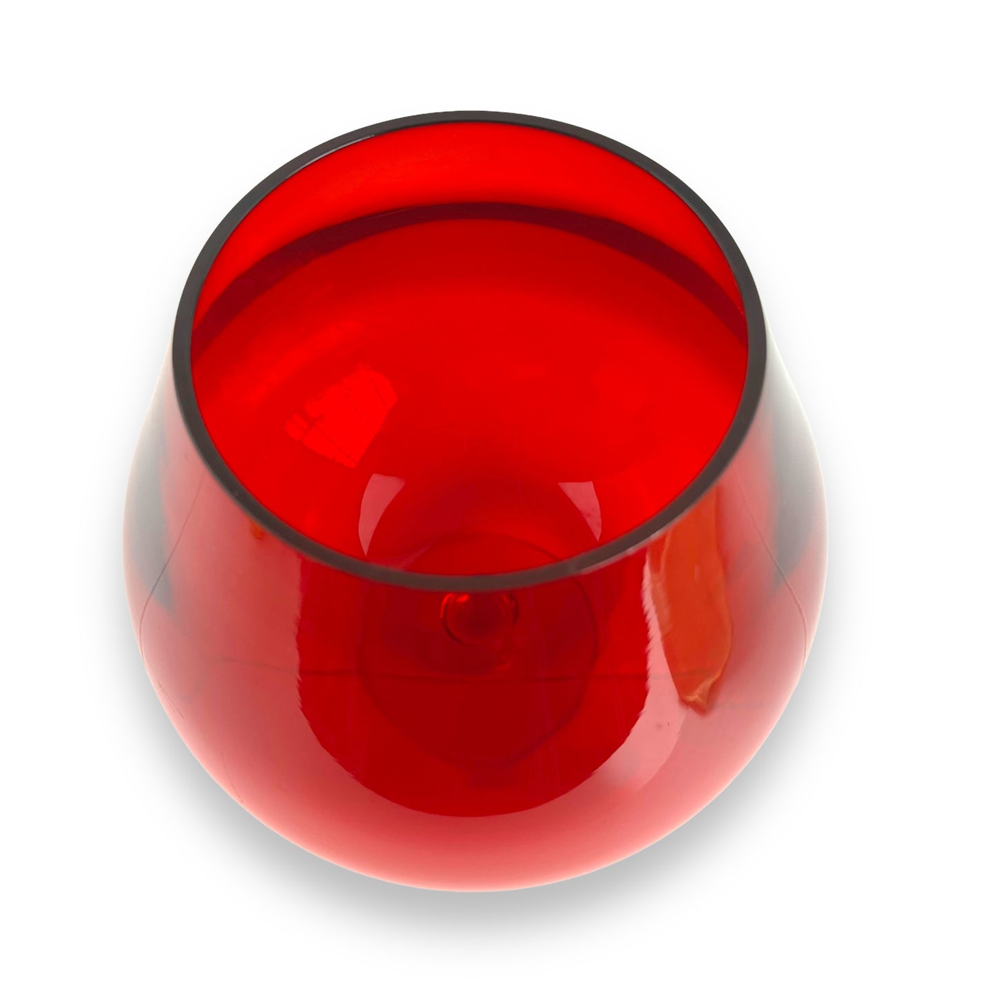 Red Balloon Glass Vase