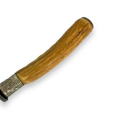 Stag horn handled carving fork