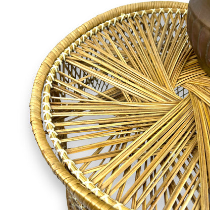 Cane Basket / Table Round