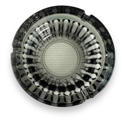 Black glass Ashtray