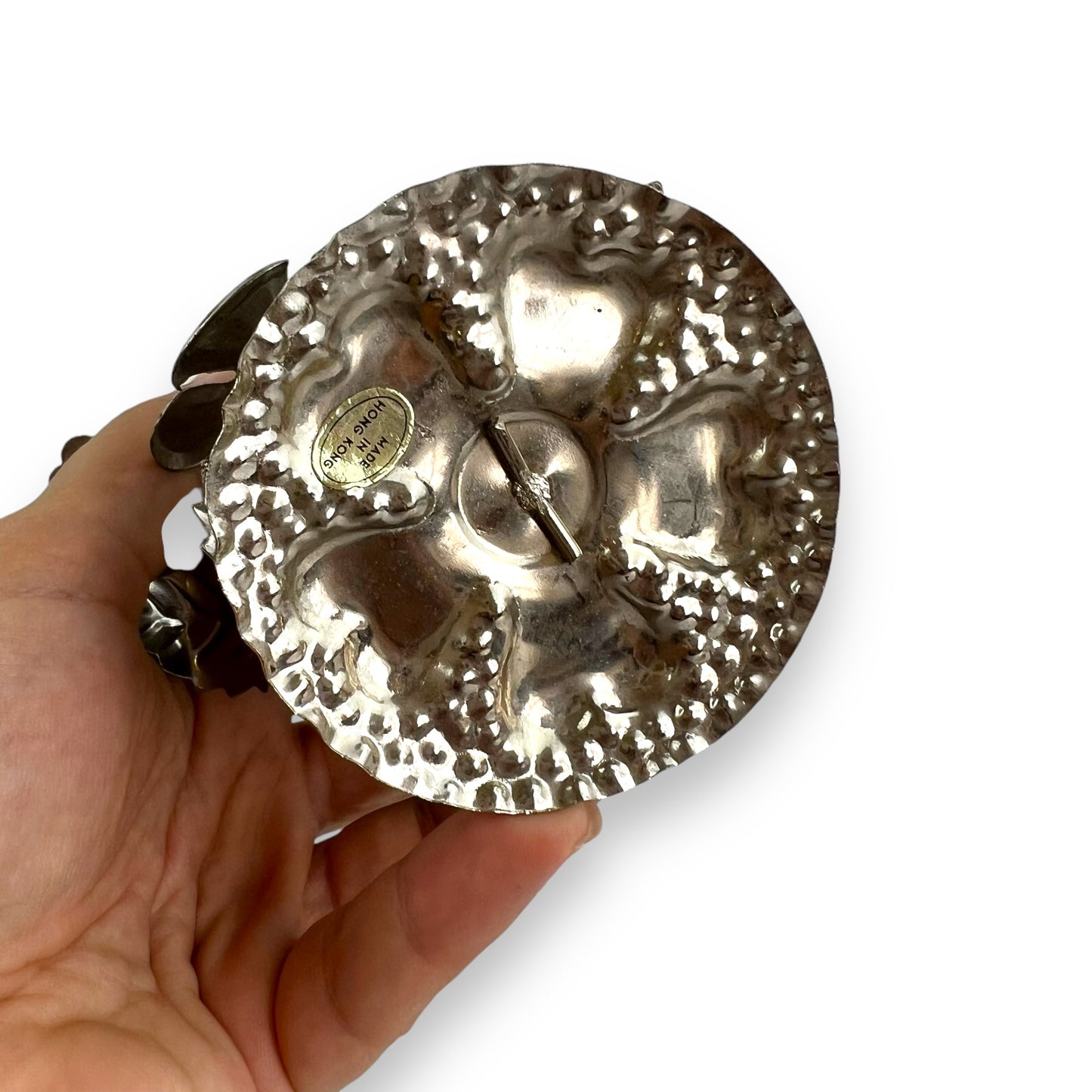 Metal Floral Candle Holder - Handmade Hong Kong