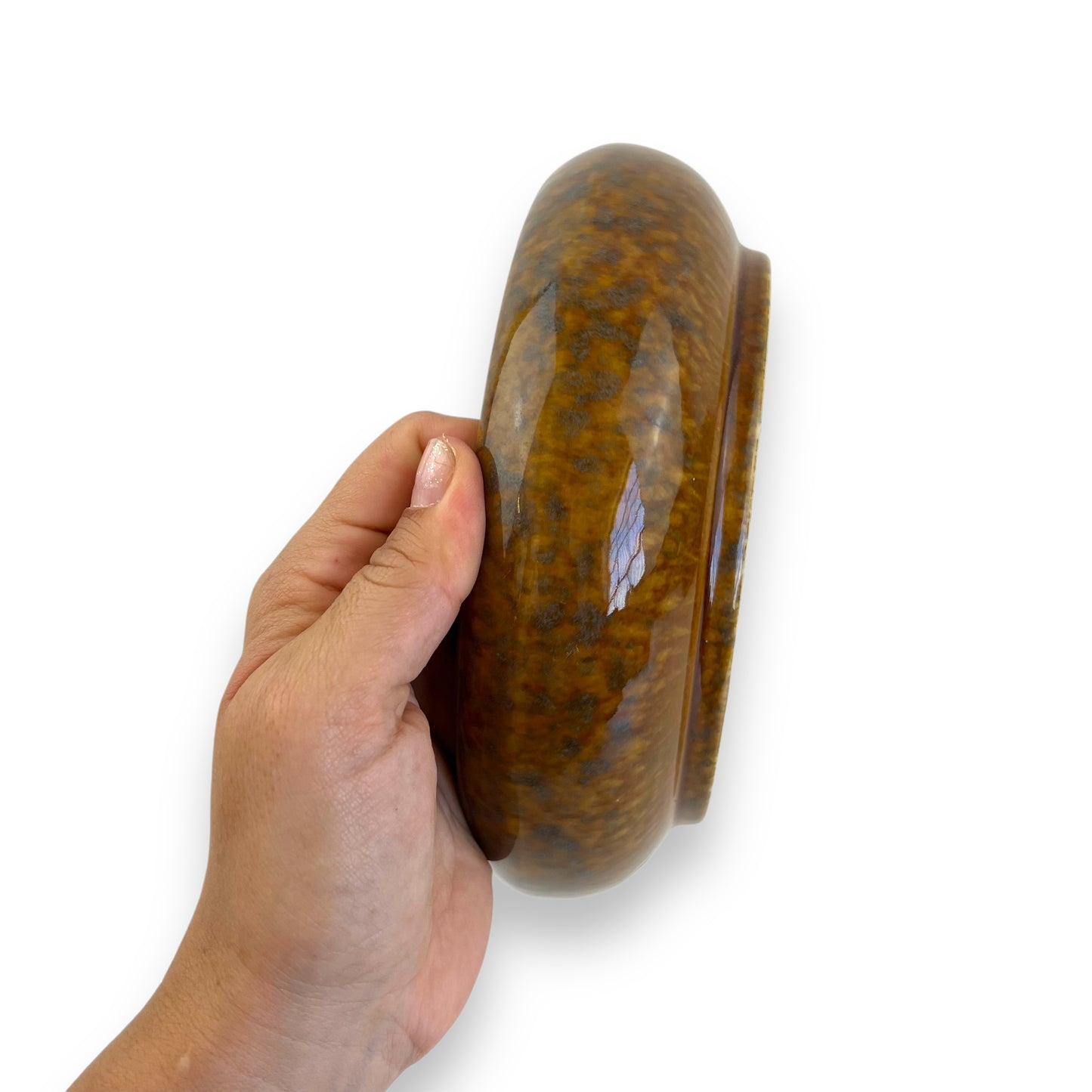 Brown Glazed Ceramic Bowl
