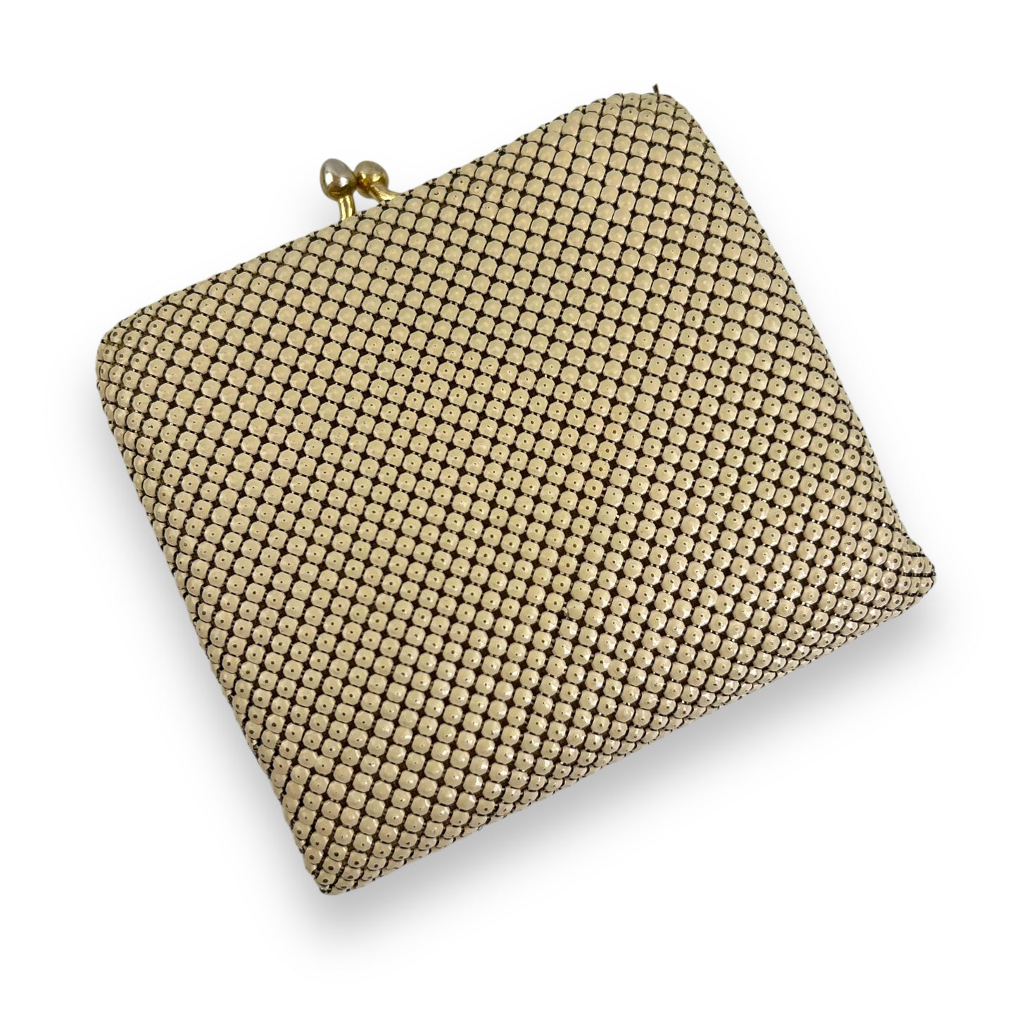 Glomesh Cream Mesh Wallet