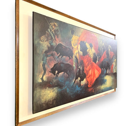 Bullfighting Print by Julian Ritter– Mid-Century Matador Art