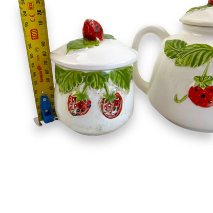 Strawberry Tea Set (Damaged)