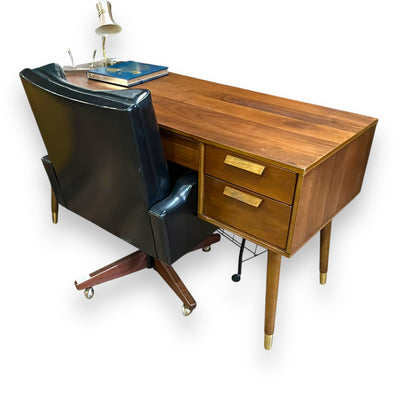 Grayson Walnut veneer MCM
style desk