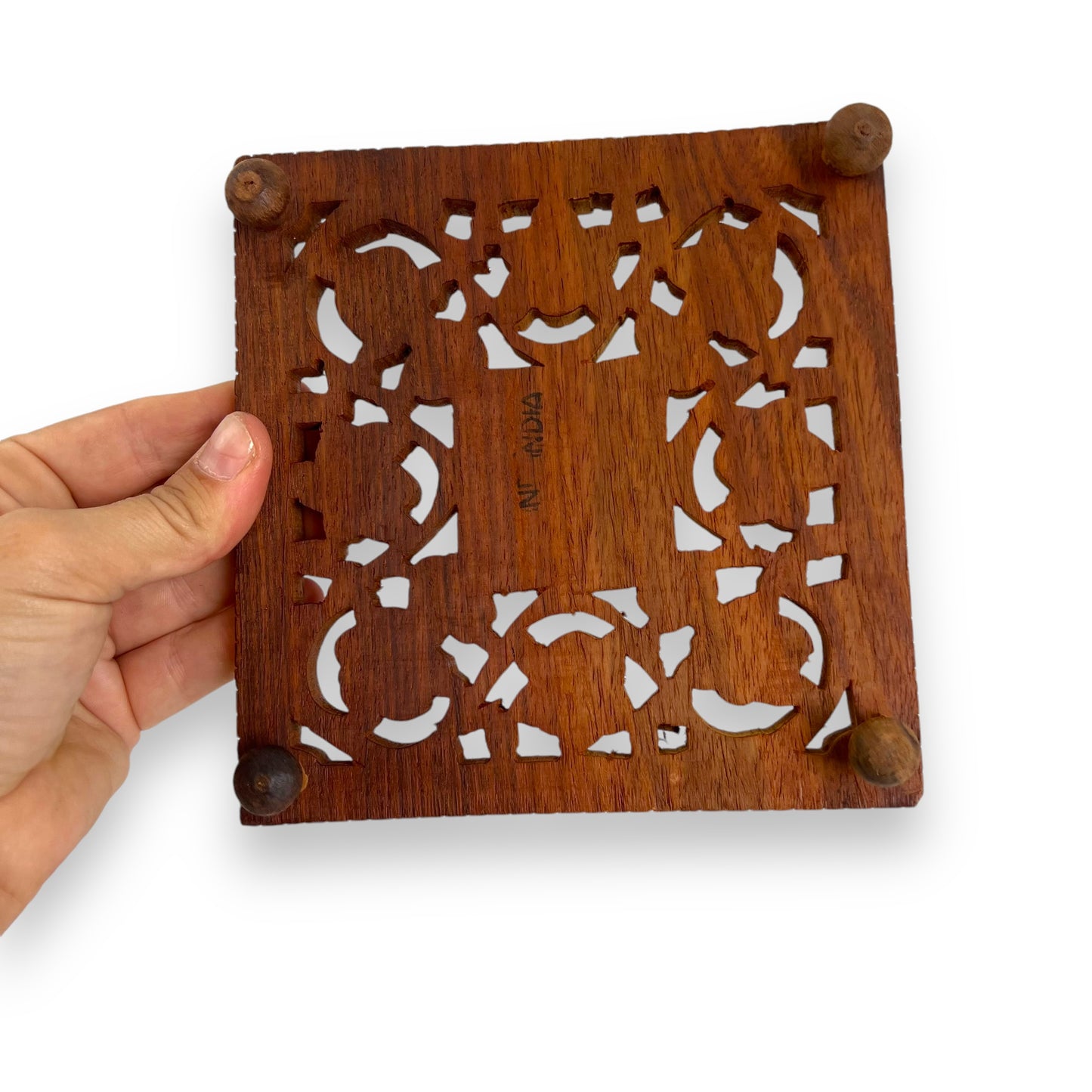 Wooden Carved Trivet