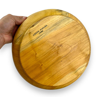 Wooden serving bowl set of 2 - Creek Poplar 1996
