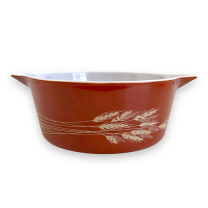 Pyrex 475-B Wheat Cinderella Casserole Dish – Autumn Harvest Collection